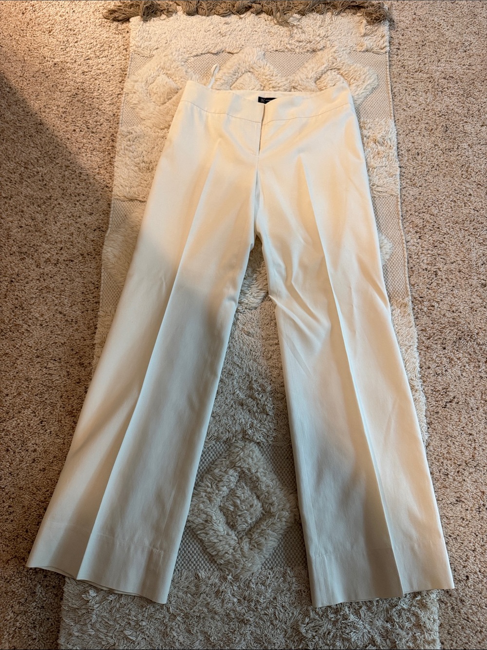 Women’s Cream Dress Pants - Classic Tailored Fit